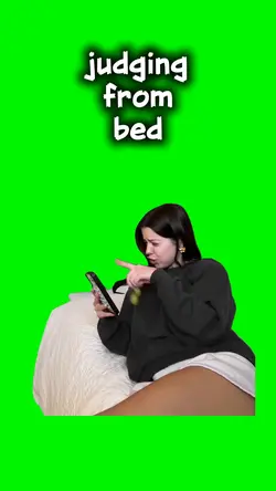 judging from bed