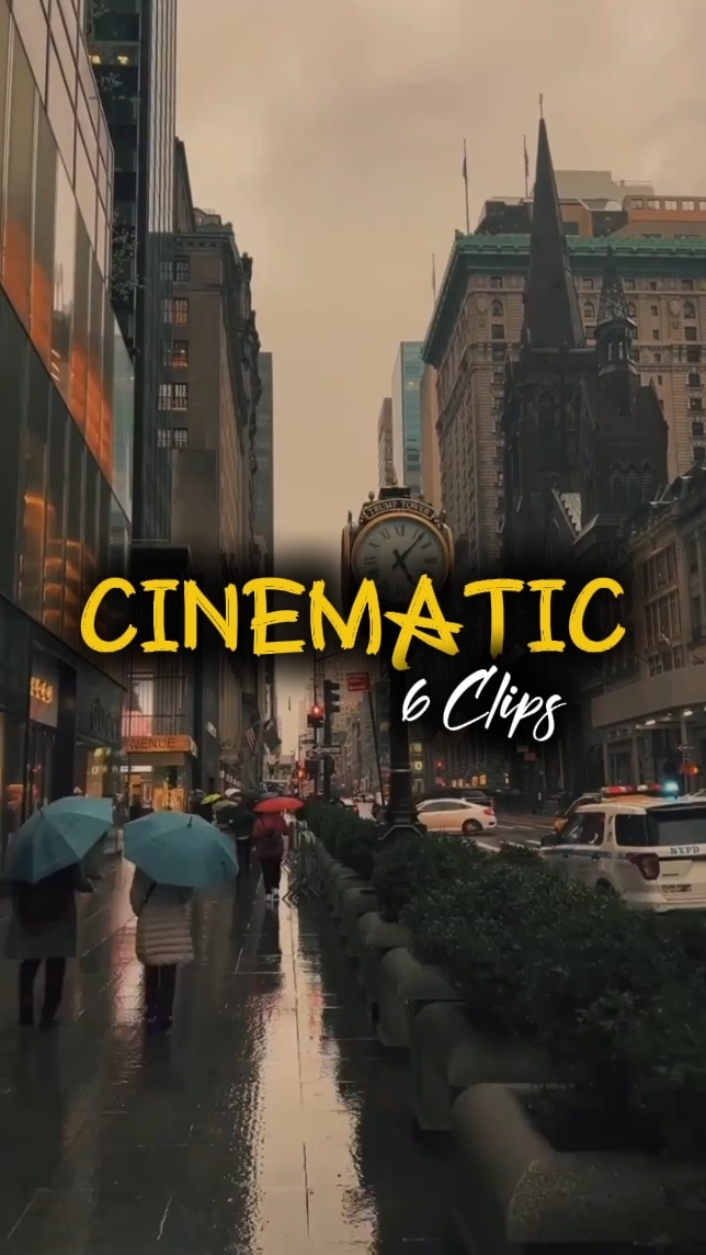 6 Clips Cinematic