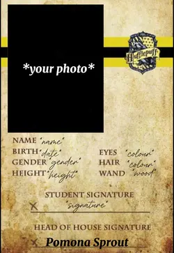 Hufflepuff studentID