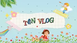 Mẫu bìa vlog