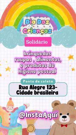 Crianças Doações 