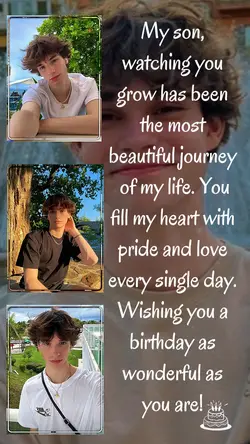 Birthday son