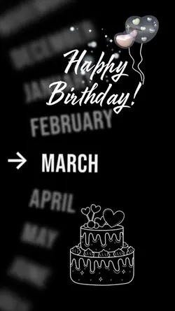 MARCH BIRTHDAY 
