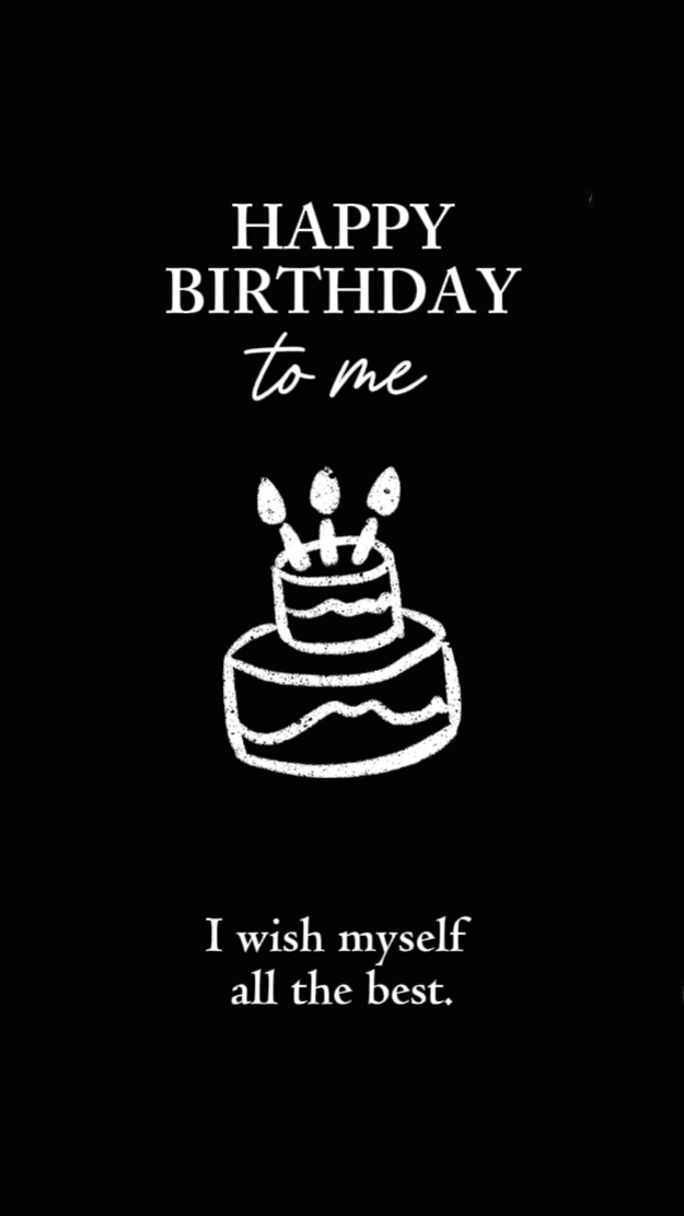 Selamat ulang tahun untukku