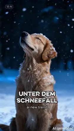 unter dem schneefall