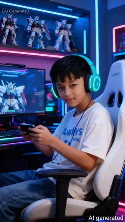 gaming room ai boy