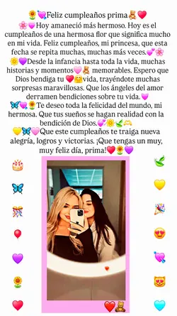 Cumpleaños prima