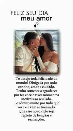 parabéns amor
