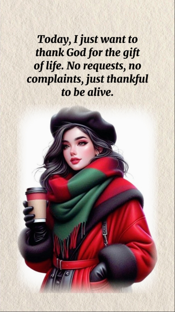 Just thankful to be 