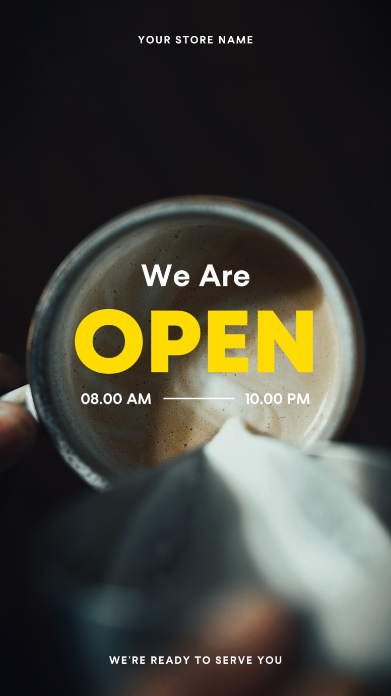 Story : We Are Open 