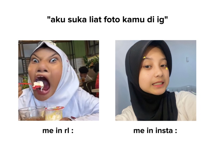 Yo en la vida real vs ig