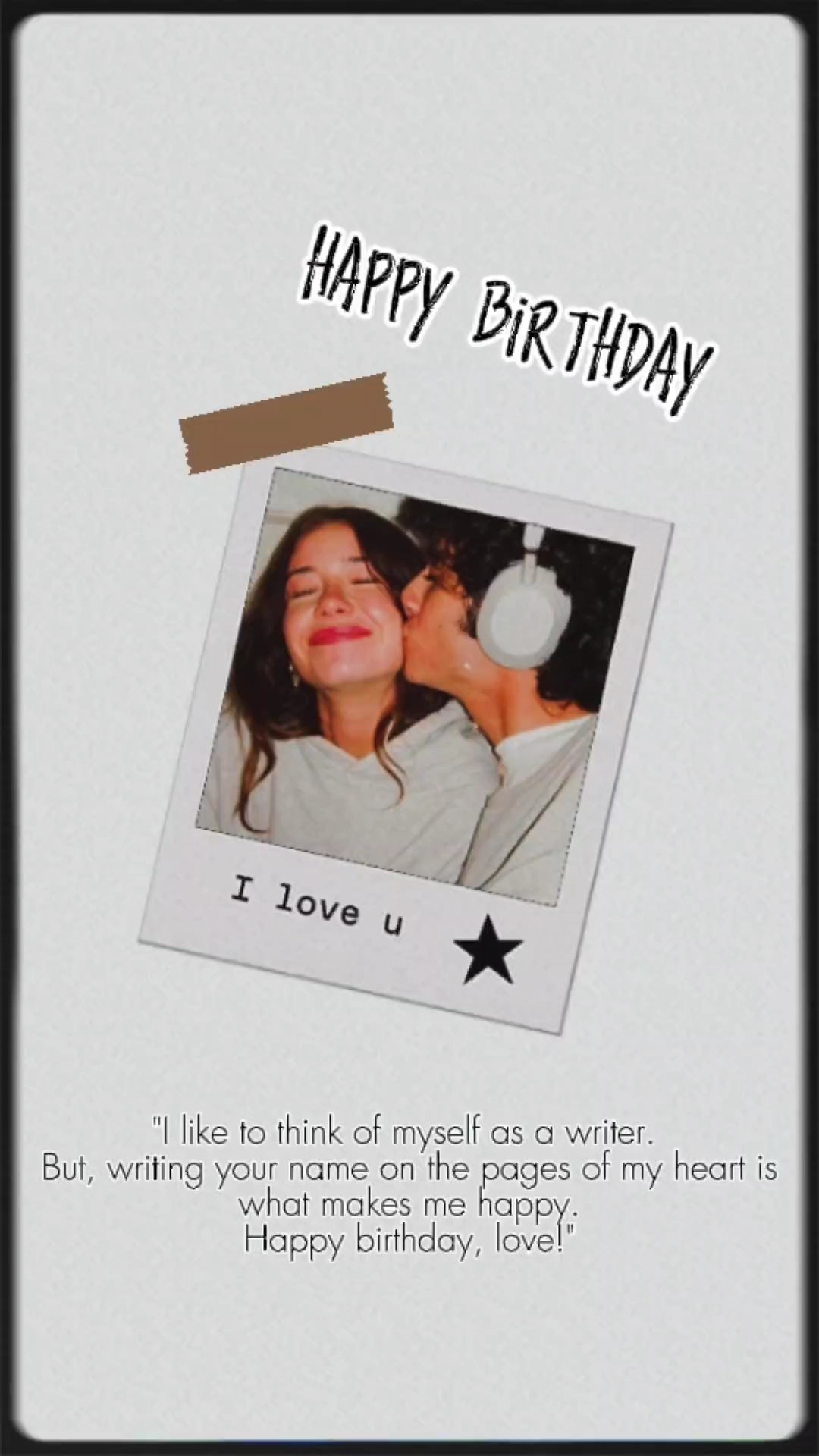 selamat ulang tahun cinta