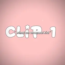 What an unusual kid!