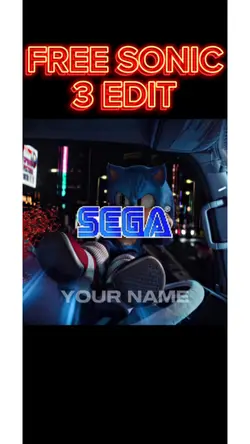 FREE SONIC 3 EDIT