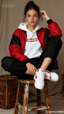 Supreme Hoodie Model
