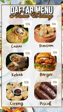 Daftar Menu