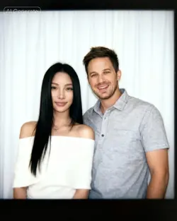 Polaroid with father