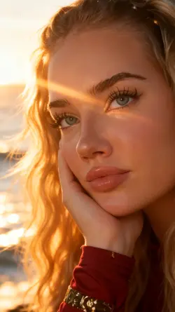 lens flare face