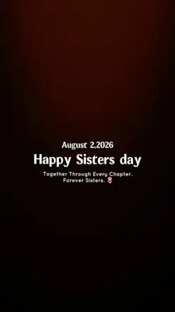 Happy sisters day