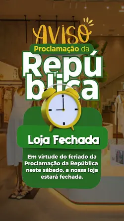 Aviso de Feriado