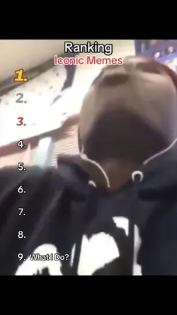 ranking Iconic meme