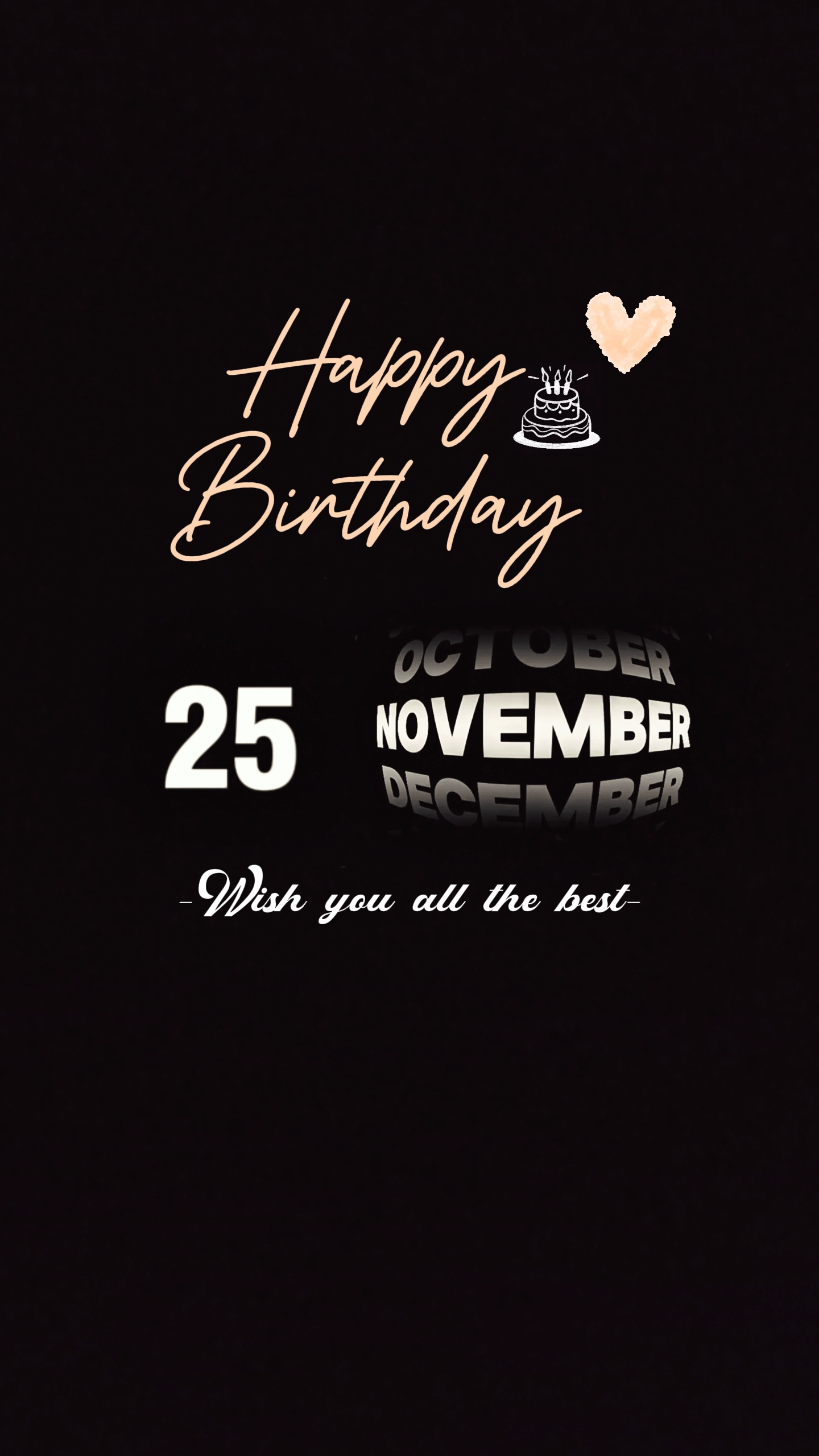 hbd 25 November 