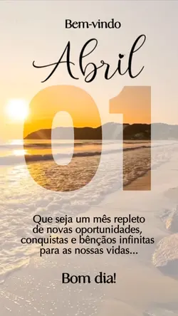 Bem-vindo Abril 