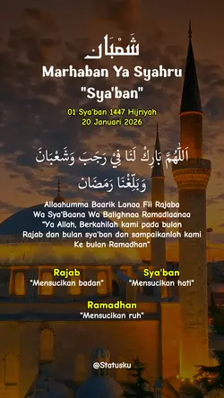 Marhaban Ya Sya'ban 
