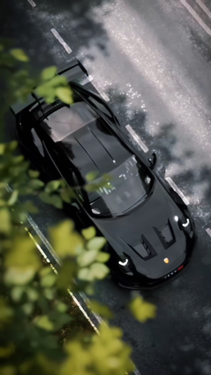 Porsche negro⚡📈