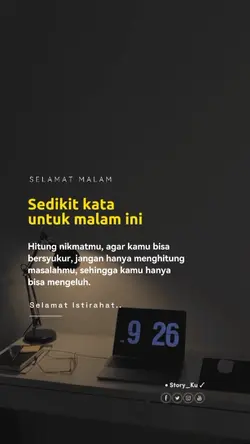 Kata Kata Malam ini