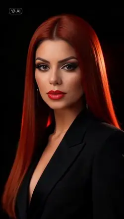 red hairstyle 