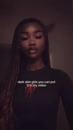 dark skin girl u can