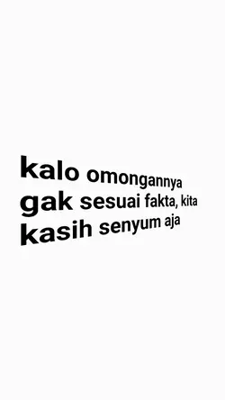 kasih senyum aja