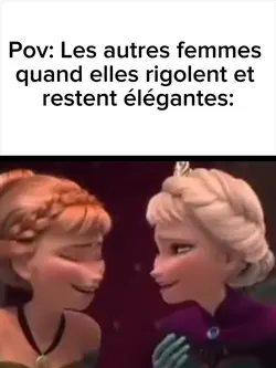 PoV:rire élégant vs 