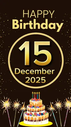 HBD 15 DECEMBER 