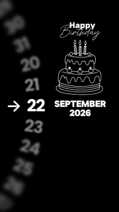 HBD 22 September
