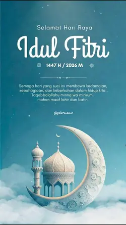 ucapan idul fitri 