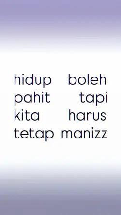 HIDUP BOLEH PAHIT