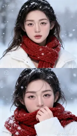 AI đứng dưới tuyết