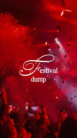 Festival dump