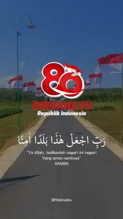 Doa HUT RI ke 80