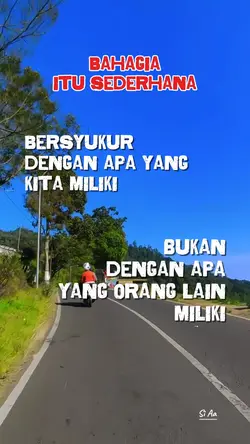 Bahagia itu sederhan