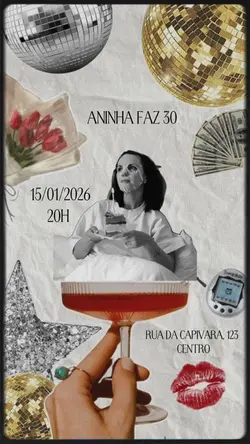 Aniversário Convite 