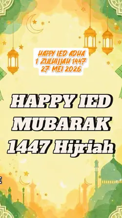 HAPPY IED ADHA 1447