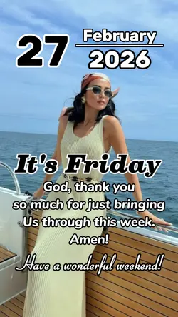 IT'S FRIDAY