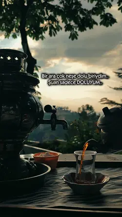 sadece doluyum