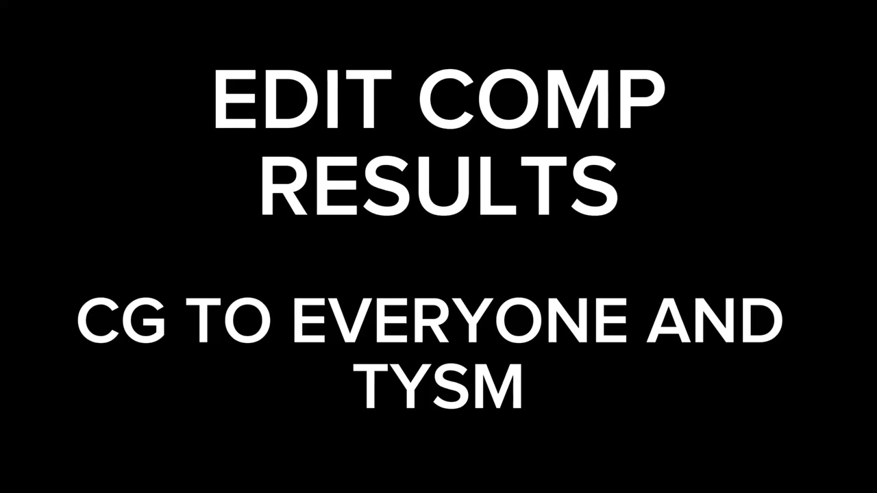 Edit comp results