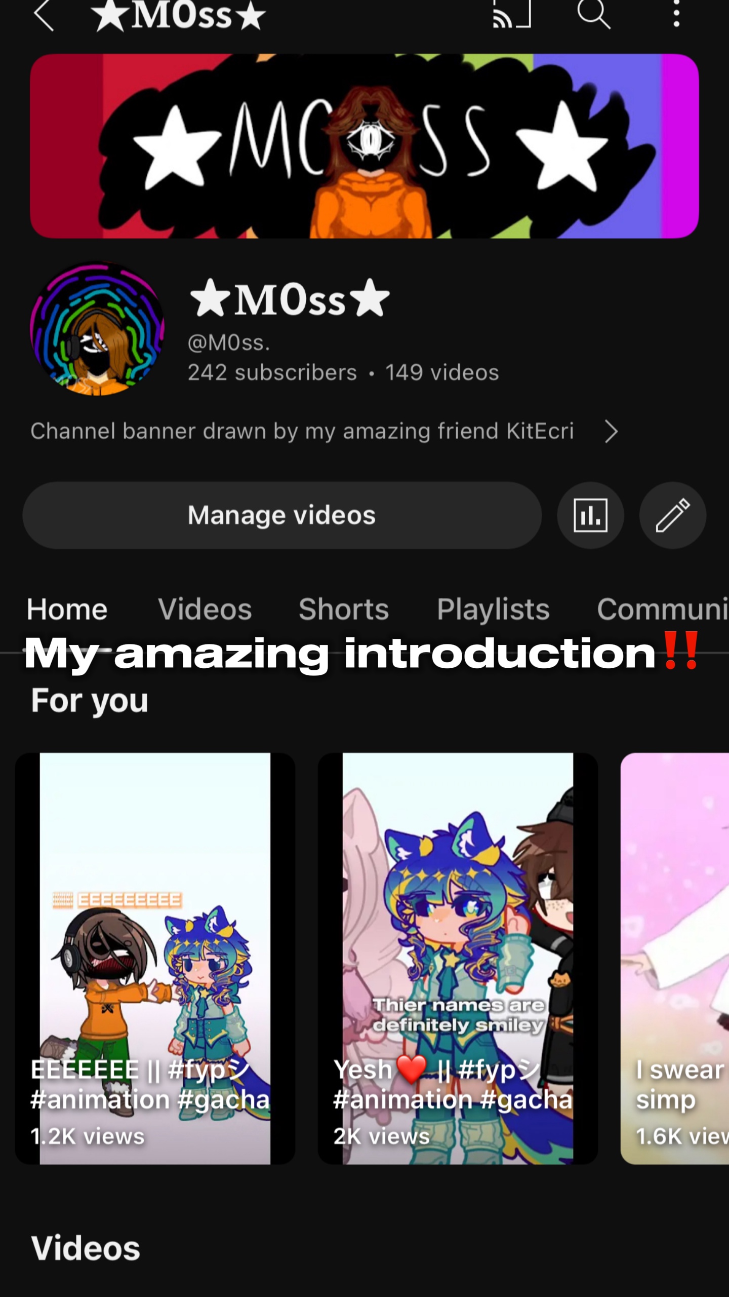 My amazing intro‼️