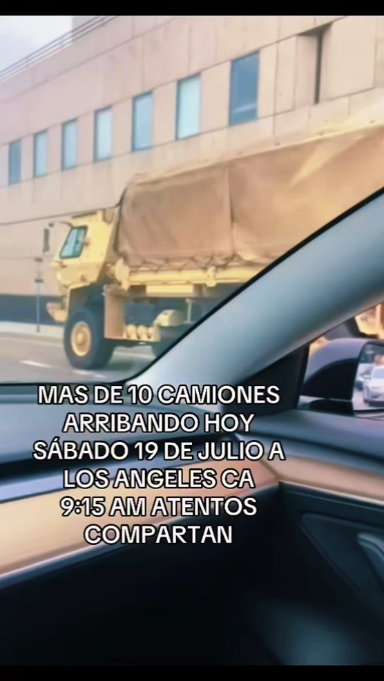 Alerta militar en LA