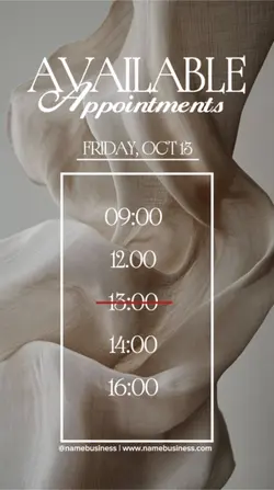 AVAILABLE SCHEDULE